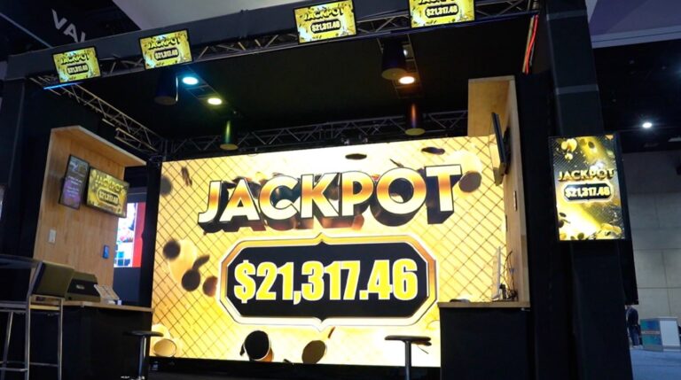 Alpha at IGA 2026: Powering the Connected Casino Experience - Alpha IGA 2026 jackpot booth