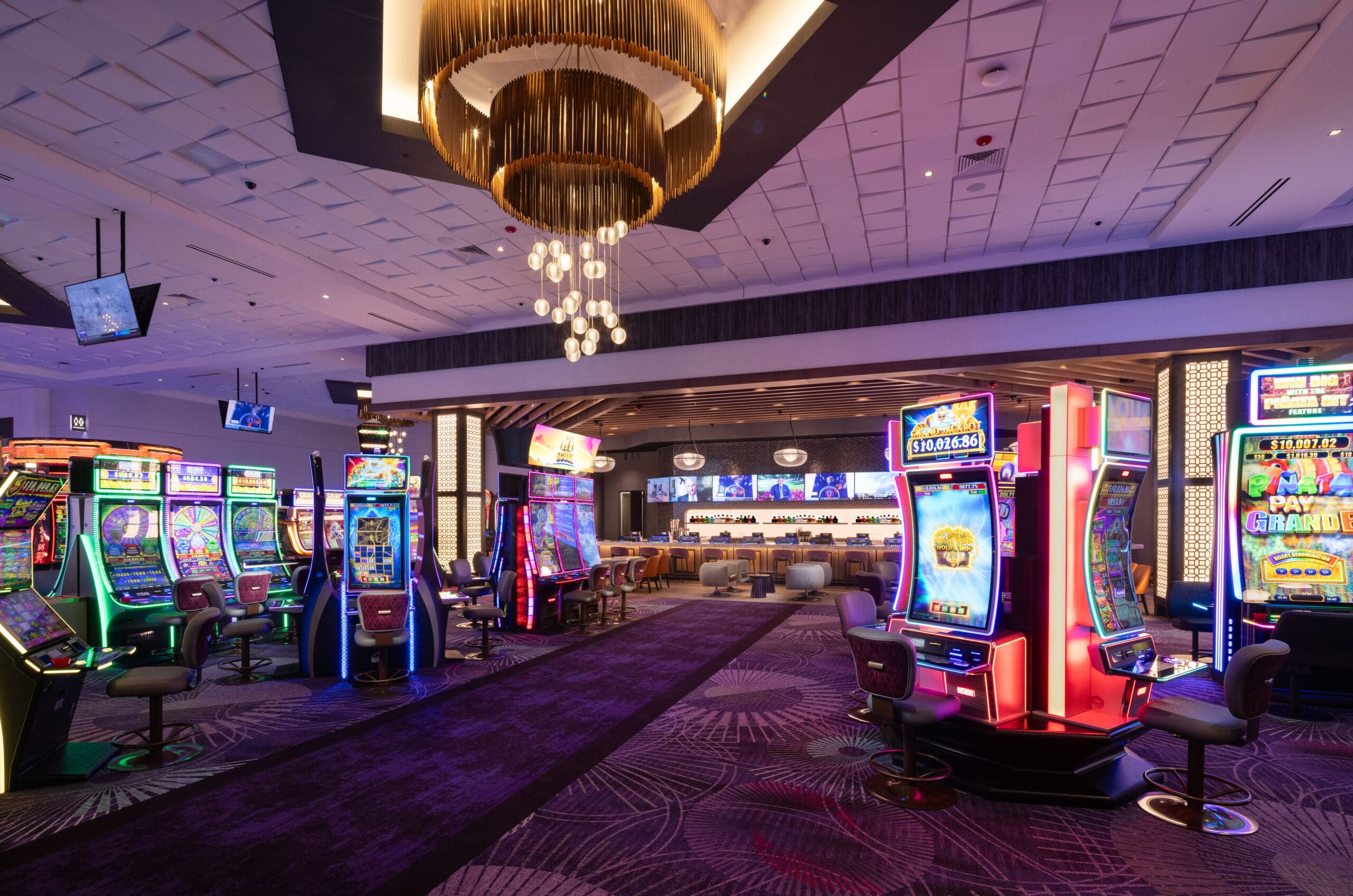 When Caesars Entertainment began developing the new Harrah&rsquo;s Oklahoma, the goal was to create an engaging technology environment with integrated control that reflects Caesars&rsquo; operational standards. Alpha was asked to join the planning as a design-build partner, collaborating with the project teams to develop the audio visual strategy from the ground up. This early involvement allowed Alpha to help shape the guest experience while ensuring every technology decision aligned with the operational goals and aesthetic vision. 
